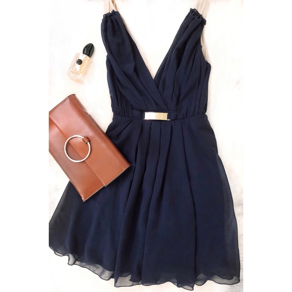 ASOS/ Elise Ryan Skater Dress with Wrap Front